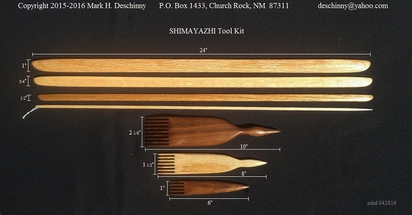 weaving, tool, kit, comb, batten, finishing, needle, navajo, indian, native, native american, navaho, dine, dineh, wool, sheep, yarn, deschinny, deschene, descheenie, handmade, wood, oak, hickory, cherry oak, red oak, walnut